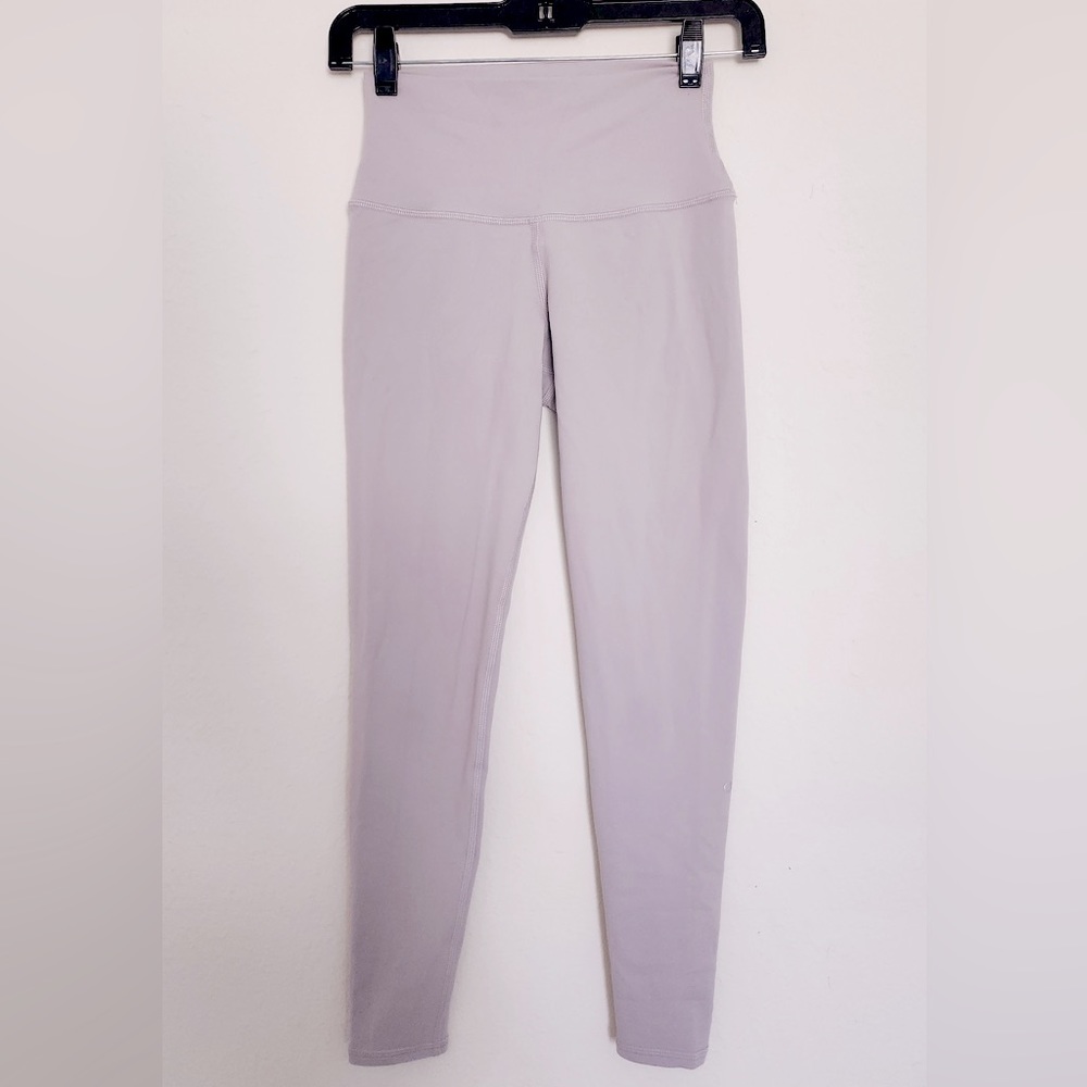 Alo Yoga 7/8 HIGH-WAIST AIRBRUSH LEGGING - LAVENDER DUSK Size XS
